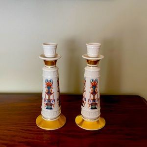 Set of two vintage Lenox candlestick